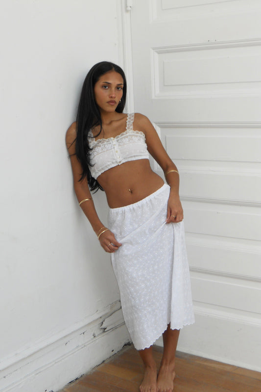 Divina Skirt in Eyelet